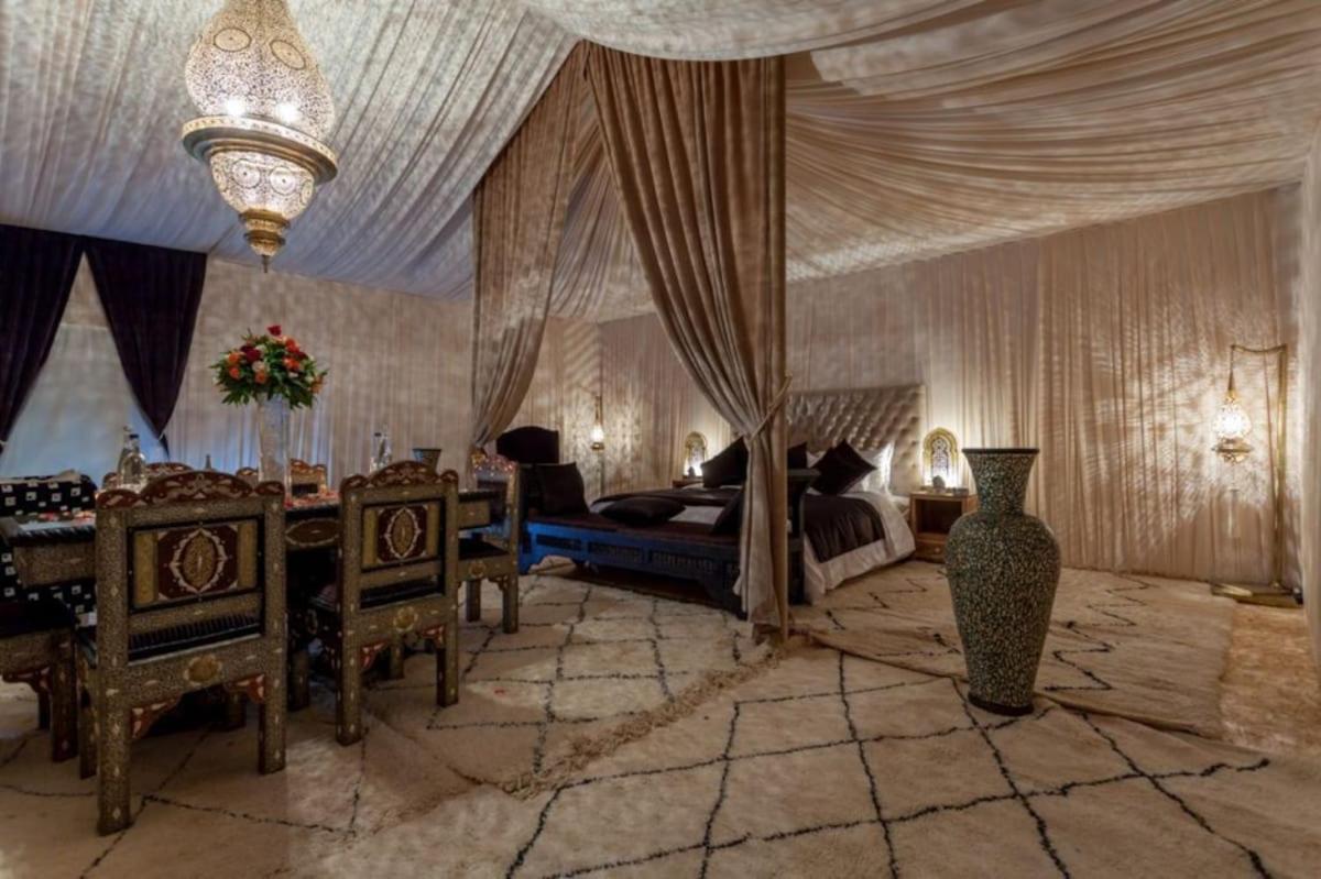 Lemnaouar Erg Camp Hotel เมอร์ซูกา ภายนอก รูปภาพ